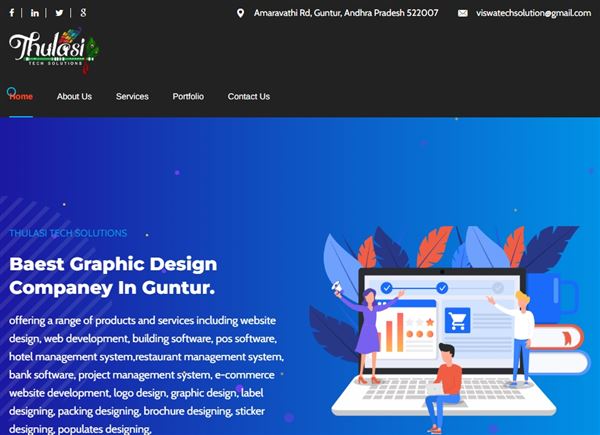 Thulasi Tech Solutions - Web Designing Company In Guntur